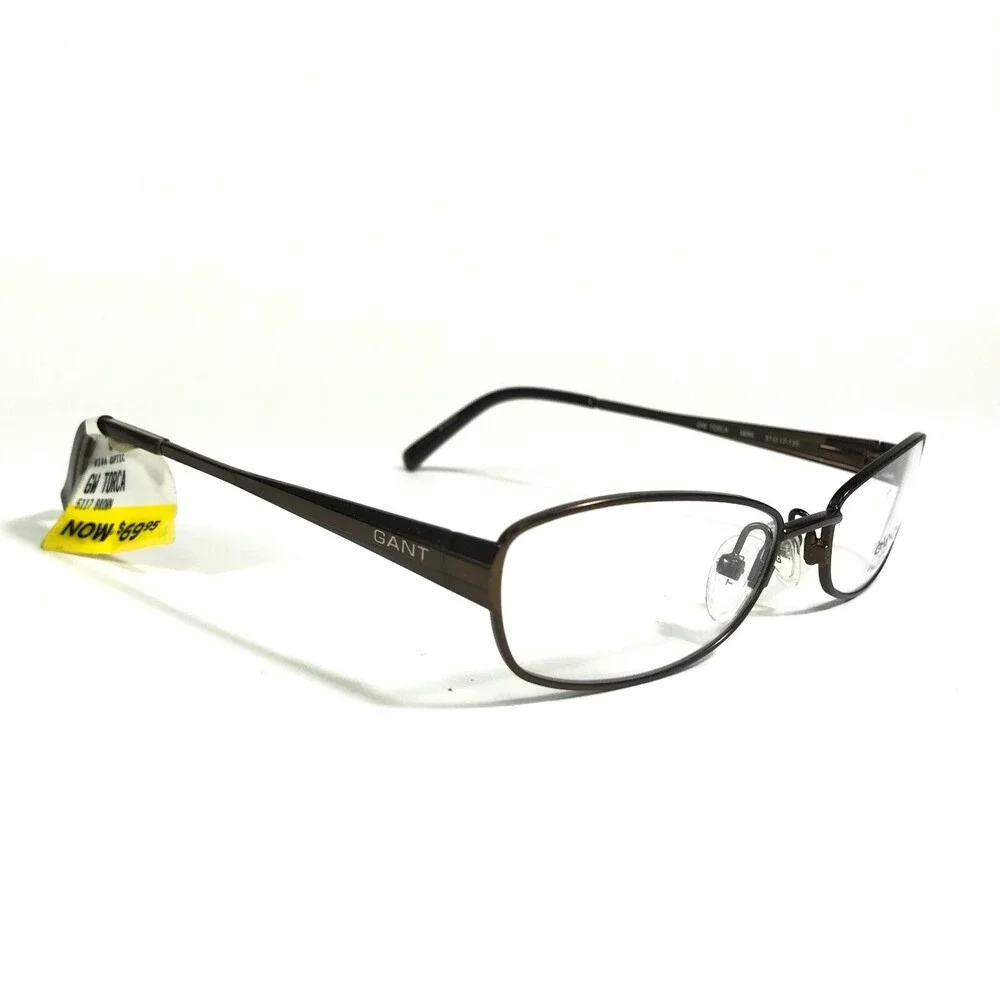 GANT Eyeglasses Frames GW TORCA SBRN Brown Cat Eye Full Wire Rim 51-17-135